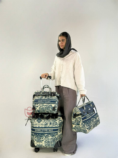 کیف و ساک چرخدار دوقلو سلطنتی طرح ورساچه