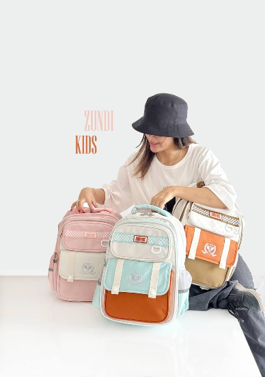 کوله پشتی دبستان ZUNDI KIDS طرح تنیس کد1227